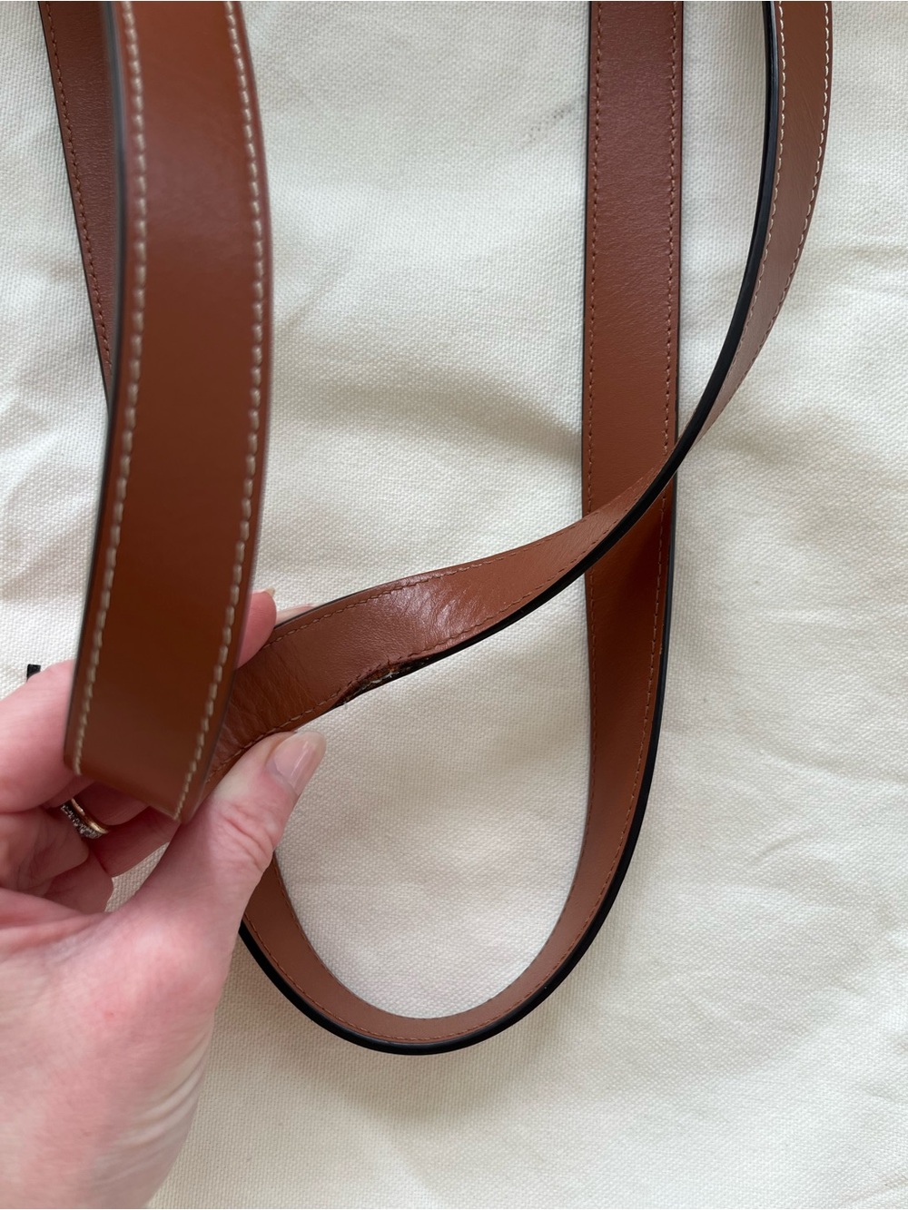 Celine Medium Classic Panier in Palm Leaves and Calfskin - Picture 11 of 12